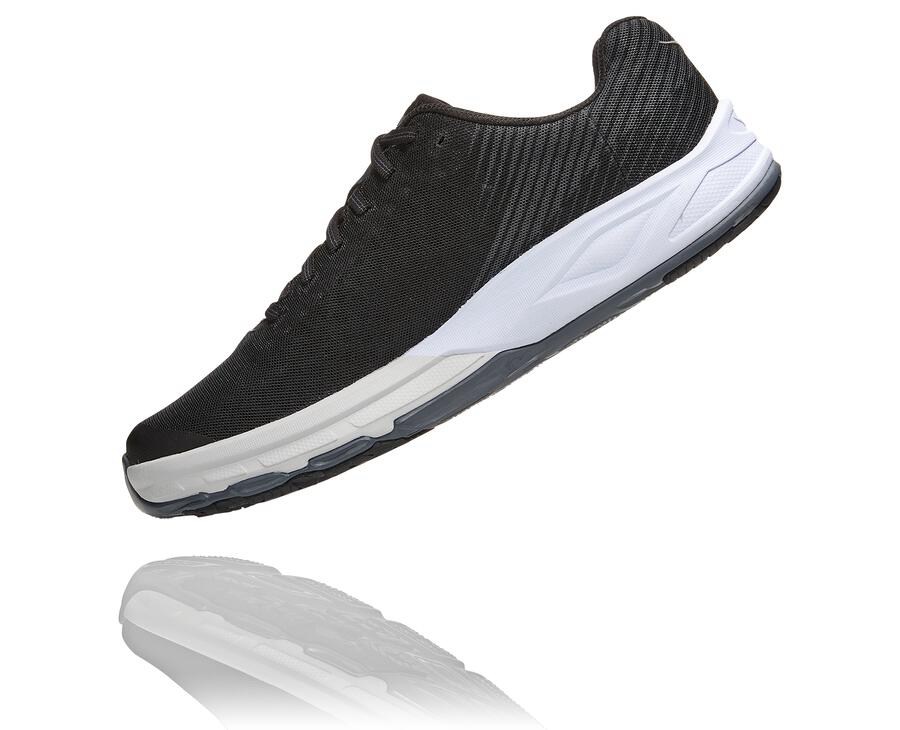 Chaussure Running Hoka One One Evo Carbon Rocket Homme - Noir/Blanche - JUZ-013587